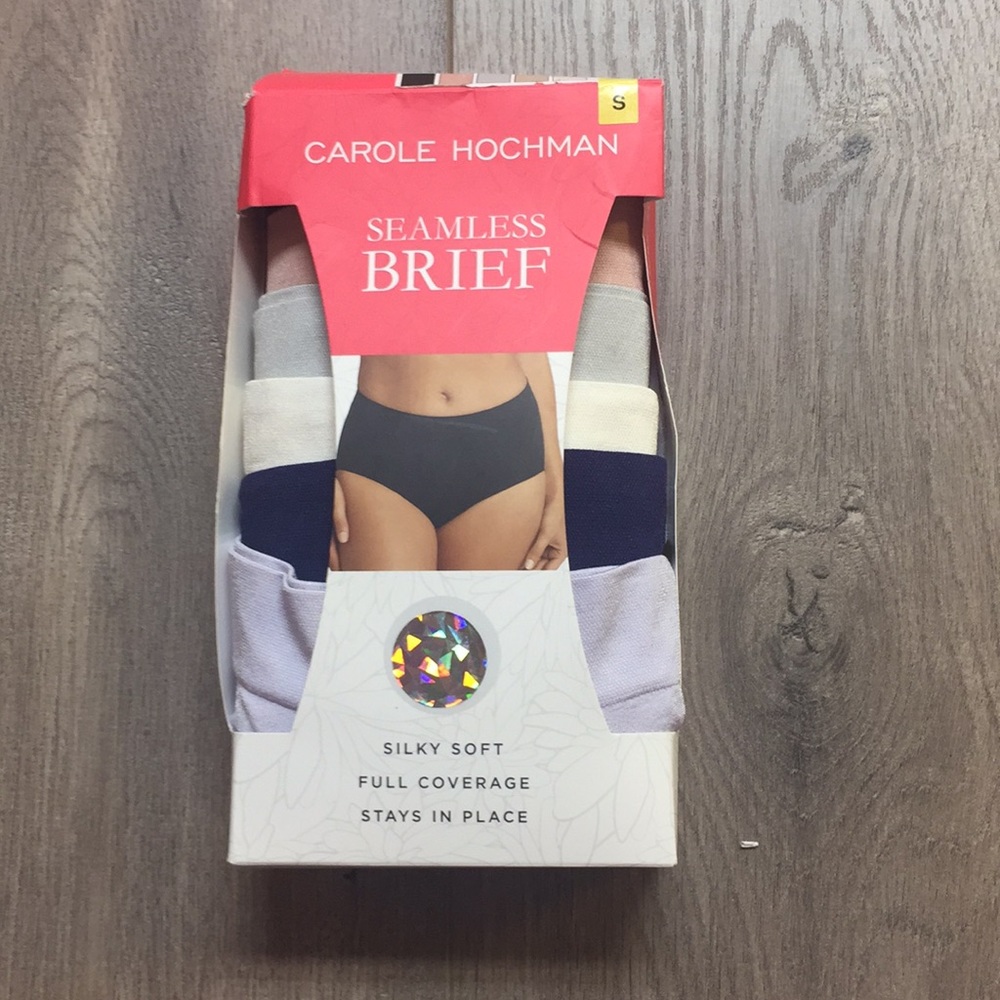 NEW Carole Hochman Seamless Brief 6 Pack Panty Panties Underwear